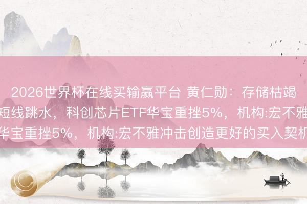 2026世界杯在线买输赢平台 黄仁勋：存储枯竭未见限制迹象，AI硬件短线跳水，科创芯片ETF华宝重挫5%，机构:宏不雅冲击创造更好的买入契机