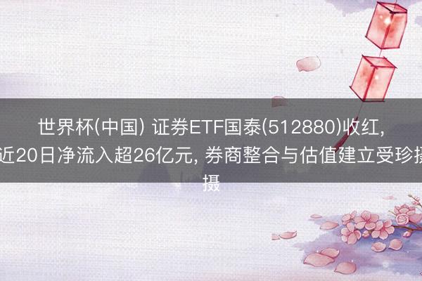 世界杯(中国) 证券ETF国泰(512880)收红， 近20日净流入超26亿元， 券商整合与估值建立受珍摄