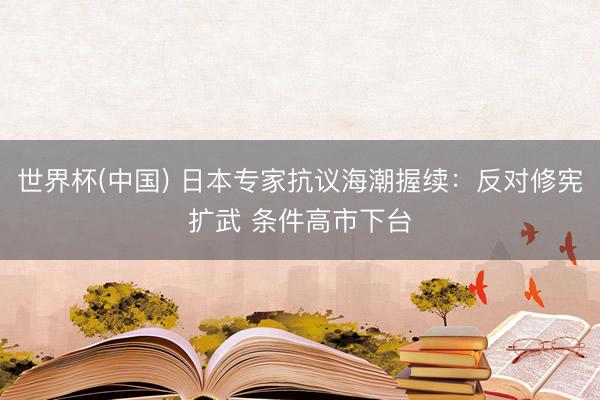 世界杯(中国) 日本专家抗议海潮握续：反对修宪扩武 条件高市下台